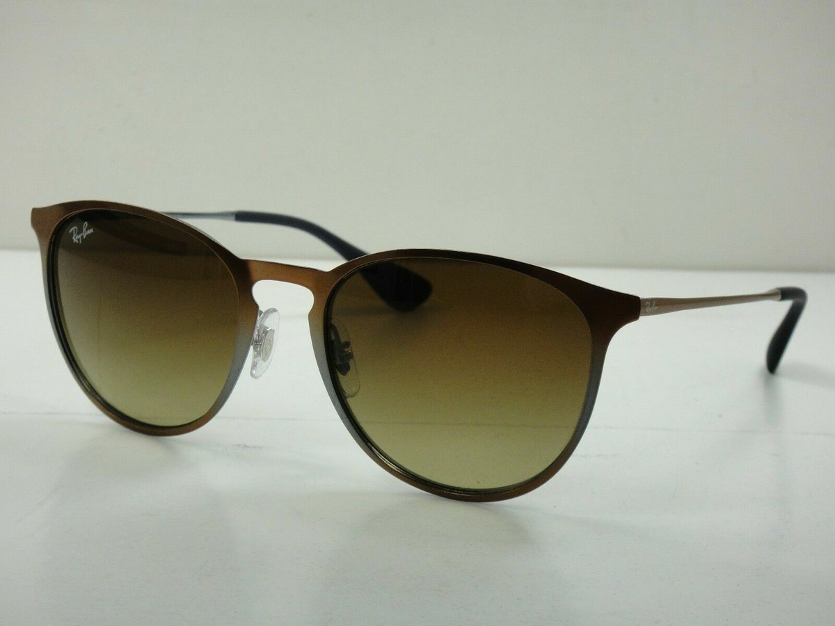 NEW Ray-Ban RB3539 Gold Frame Brown Gradient POLARIZED Lens 54-19 Sunglasses Ray-Ban RB3548N Hexagonal gold frame with brown gradient  main image 3
