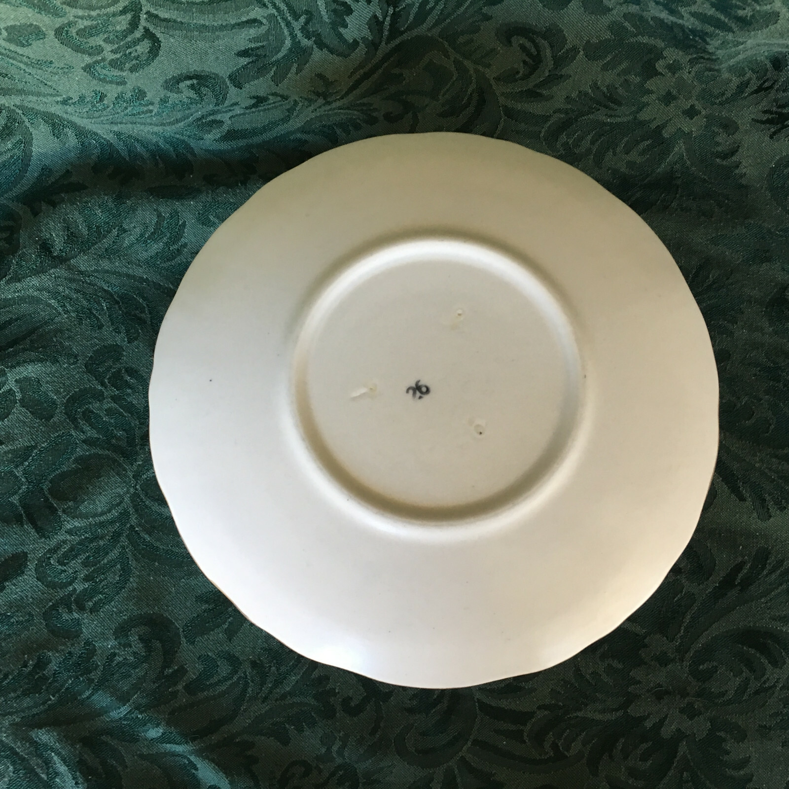 Metlox Poppytrail Sculptured Grape Gravy Boat Attached Under Plate California