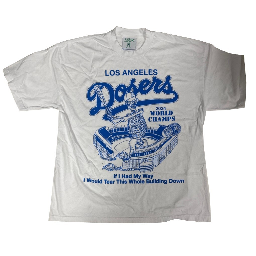 Online Ceramics LA Dosers 2024 Unisex White Tee Large-image