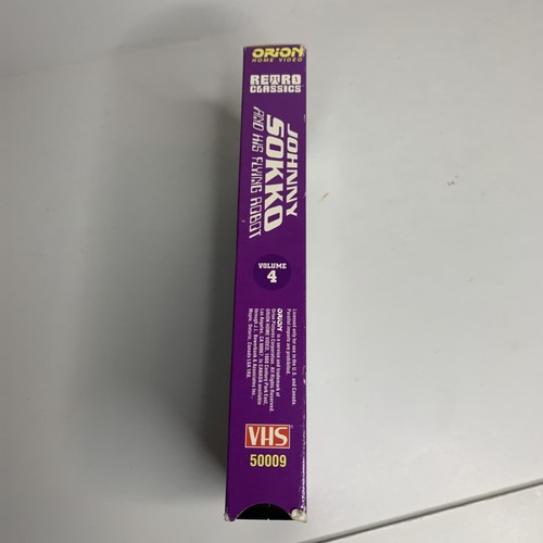Johnny Sokko His Flying Robot Volume 4 Episodes 7 & 8 Vhs 1995 Tested Plays - Picture 3 of 4