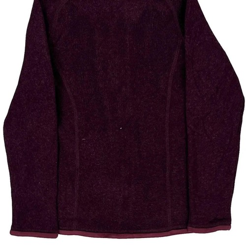 Age 10 Taos Patagonia Fleece Jacket - Medium Burgundy Polyester - Picture 8 of 9