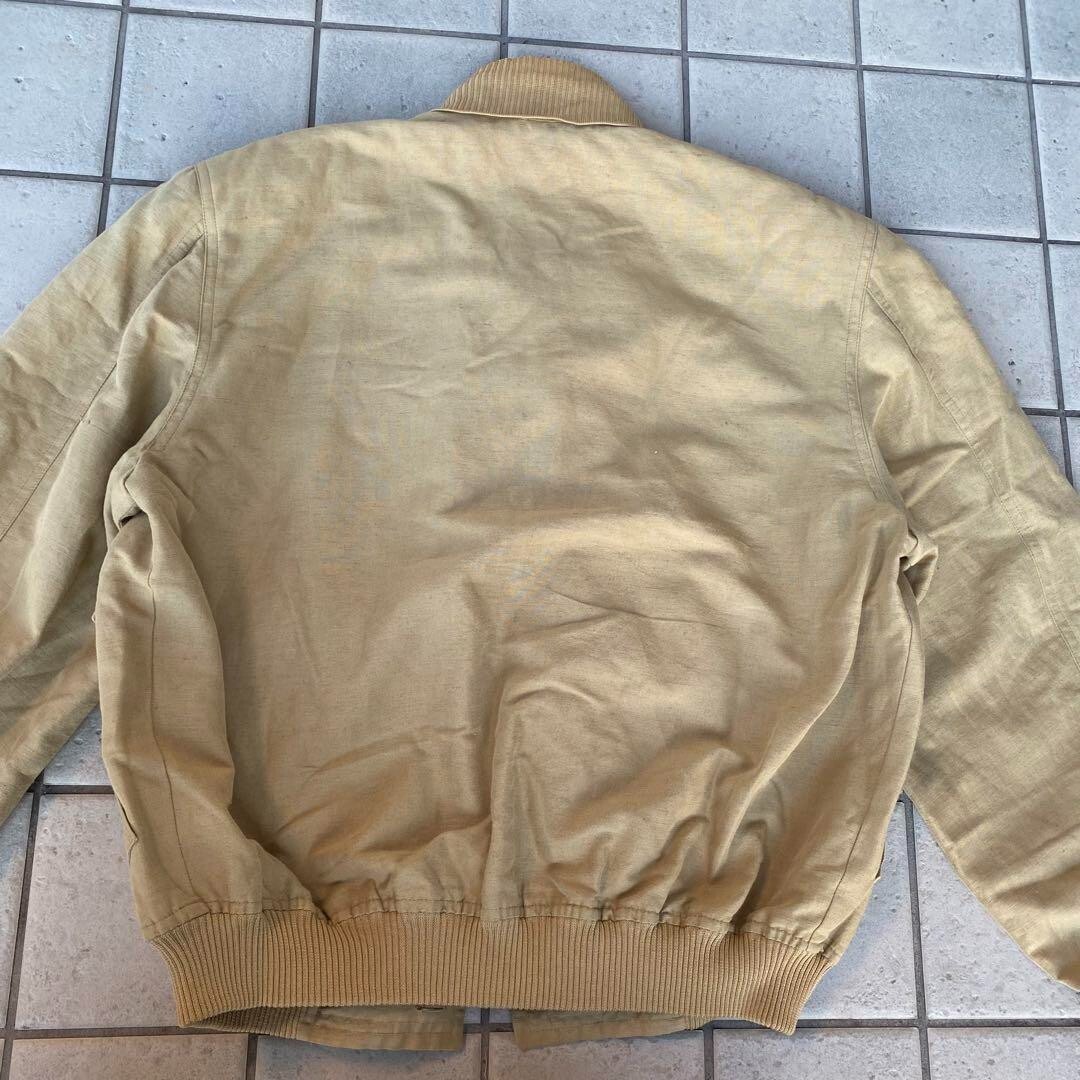 ジャケット・アウター 1980s Ermenegildo Zegna check bomber Vintage 1980s Ermenegildo Zegna Cotton Linen Bomber Jacket