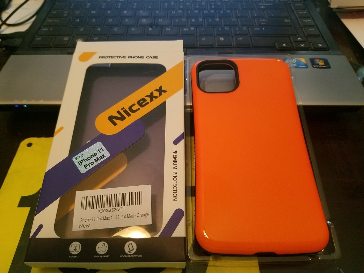NIB - Nicexx Designed for iPhone 11 Pro Max Case Orange | eBay