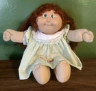 Vtg Coleco Cabbage Patch Kid Doll HM #15 Cornsilk Long Red Hair Green Eye