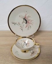 Seltmann Vohenstrau Bavaria porcelain place setting gold rim 1950s Vintage