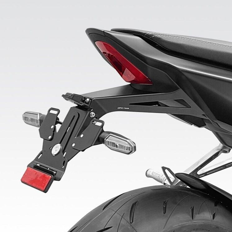 Portatarga Pieghevole Per Moto Enduro - Universale Per KTM, Husqvarna 125-450, Argento