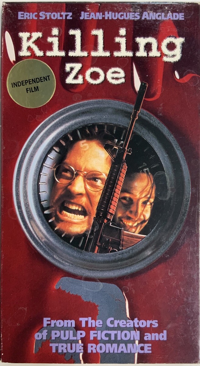 Killing Zoe 1995 VHS Eric Stoltz Jean-Hughes Anglade Julie Delpy