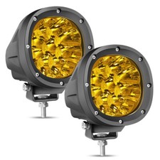 2x 4inch Led Fog Cube Pods Spot Flood Work Light Driving Offroad Atv Utv Bumper