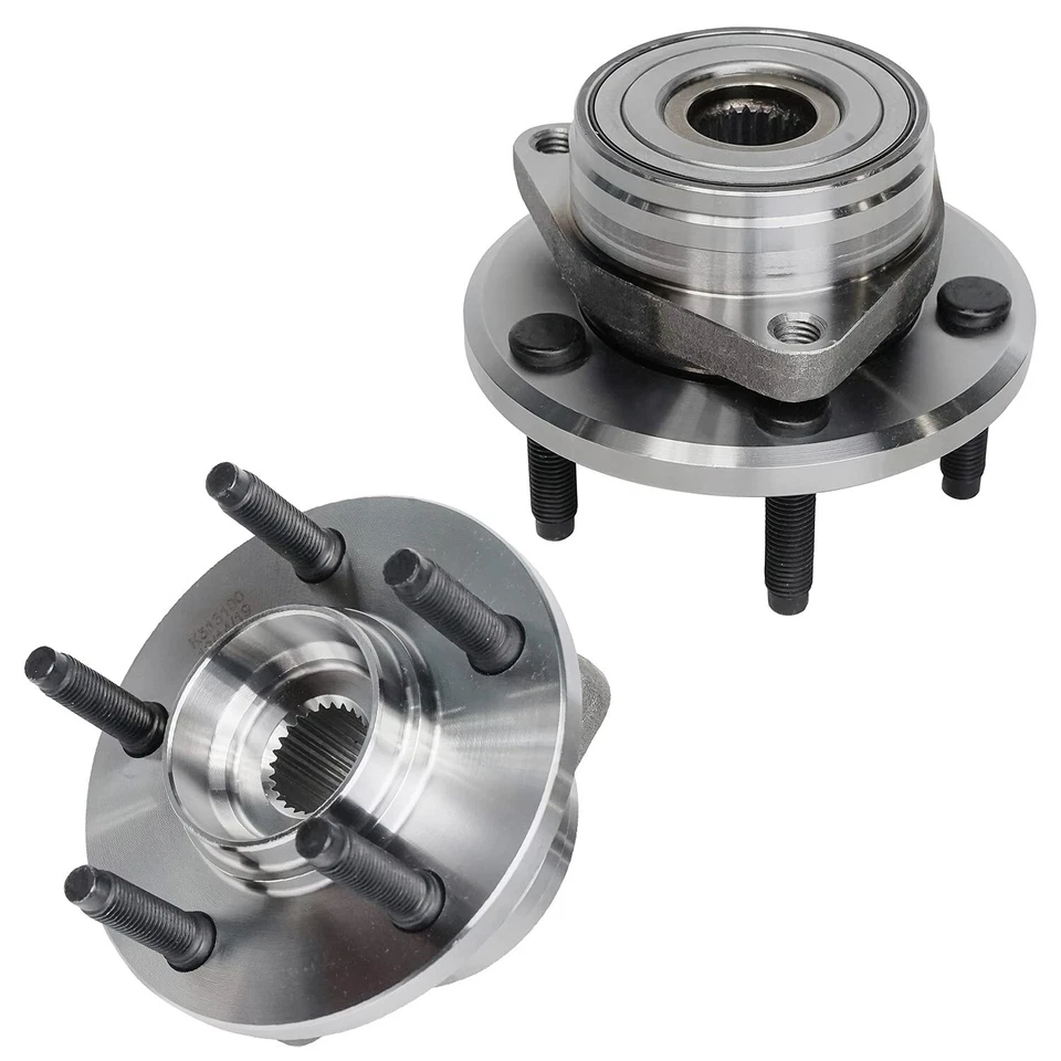 Front Rear Wheel Bearing and Hub Kit for 1996 - 2000 Ford Taurus Mercury Sable - Image 3 of 4
