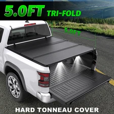 5FT 3-Fold Hard Tonneau Cover For 2015-2025 Chevy Colorado GMC Canyon Truck Bed