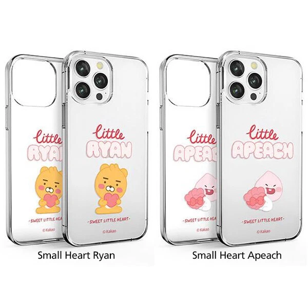 Funda transparente Kakao Friends Sweet Little Heart para iPhone 13 12 Pro Max 7/8/SE2/3 Foto 4 de 4