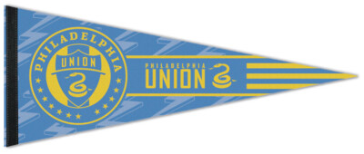 PHILADELPHIA UNION MLS Soccer Team Premium Felt Collector's 12x30 PENNANT