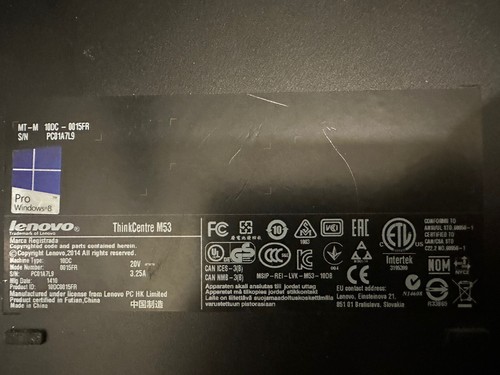 Lenovo ThinkCentre M53 Pentium J2900 Mini PC - 8GB RAM - 1To HDD W10 Pro, Wifi - Photo 6/8