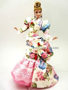 Victorian Evening Dress Outfit Gown Fits Silkstone Barbie Fashion Royalty Candi