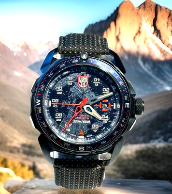 LUMINOX XL.1203 ICE-SAR Arctic GMT ''Search & Rescue'' Blue Dial, Hybrid strap