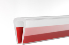 Silicone Edge Trim Self-Adhesive U Channel Silicone Edge Trim Edge Protector ...