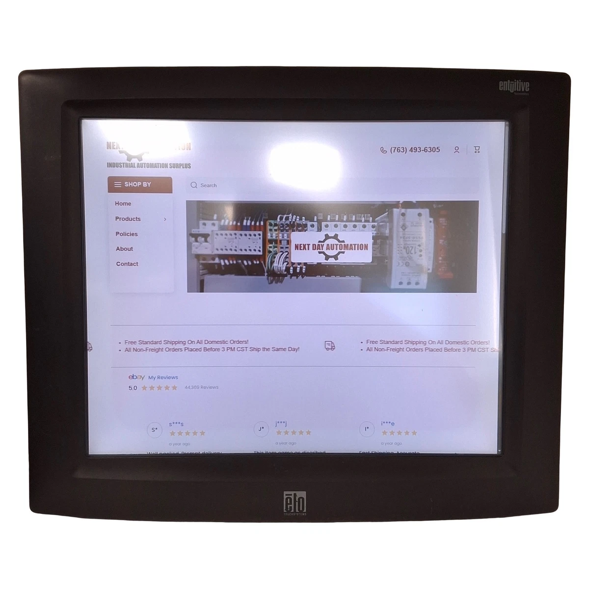 Elo 1717l Monitor Elo ET1717L-8CWB 17-inch LCD Touch Monitor