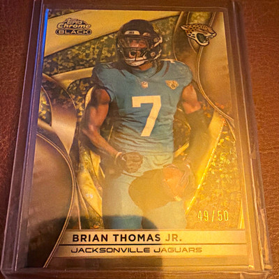Topps 2024 Topps Chrome Black - Brian Thomas Jr. Jaguars #47 49/50