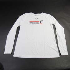 Cincinnati Bearcats Under Armour HeatGear Long Sleeve Shirt Women's White New