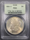 1884-O PCGS MS64 Morgan Silver Dollar $1 - Gem Old Green Holder