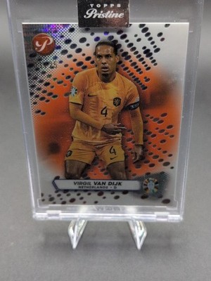 2023 TOPPS PRISTINE UEFA VIRGIL VAN DIJK NETHERLANDS ORANGE COLOR MATCH 1/25  