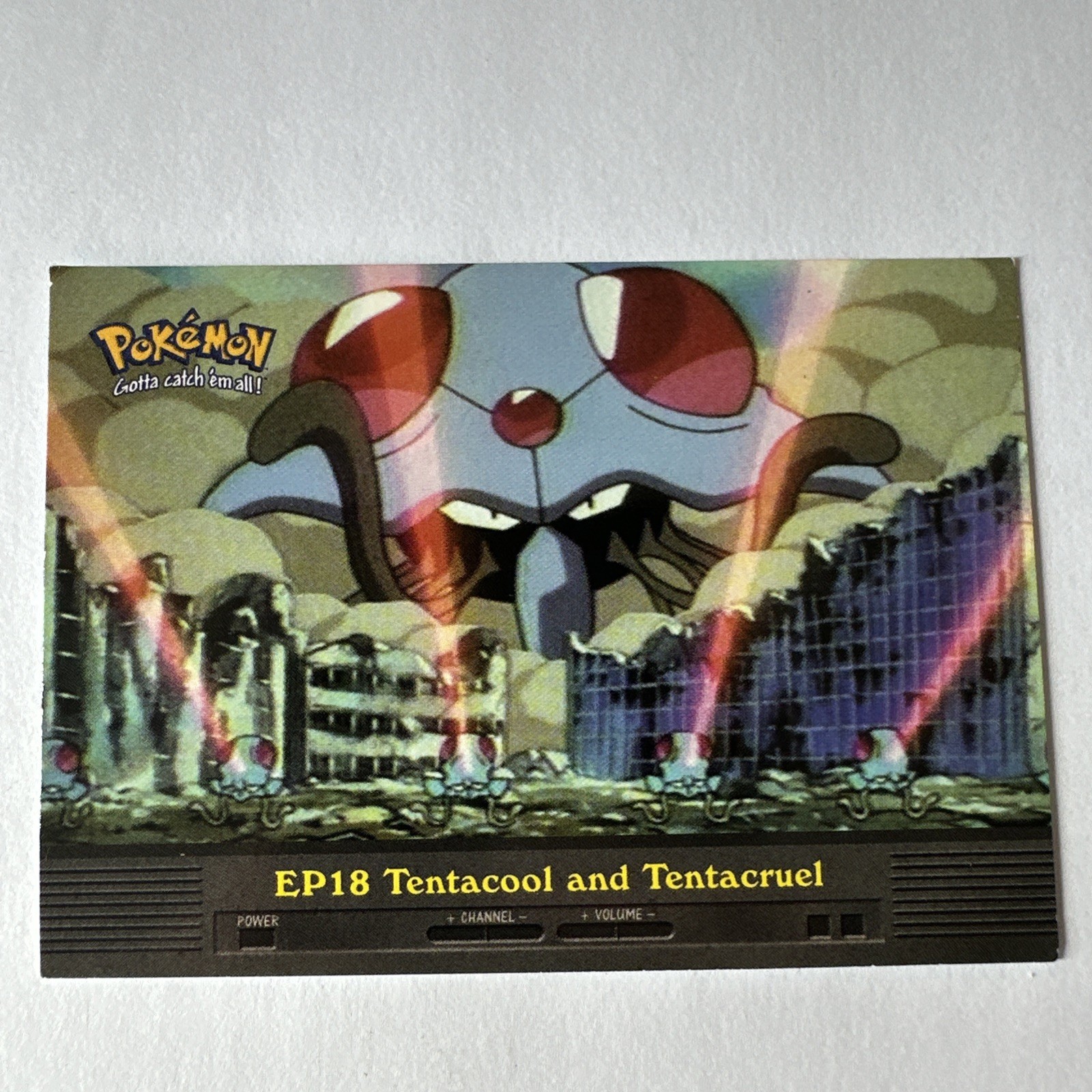 EP18 TENTACOOL AND TENTACRUEL Topps Series 2 Pokemon TV Animation Edition