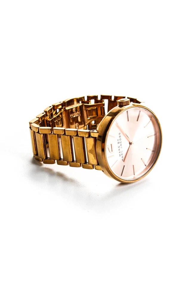 Reloj de cuarzo Marc By Marc Jacobs para mujer Peggy acero inoxidable tono dorado 36 mm Foto 4 de 4