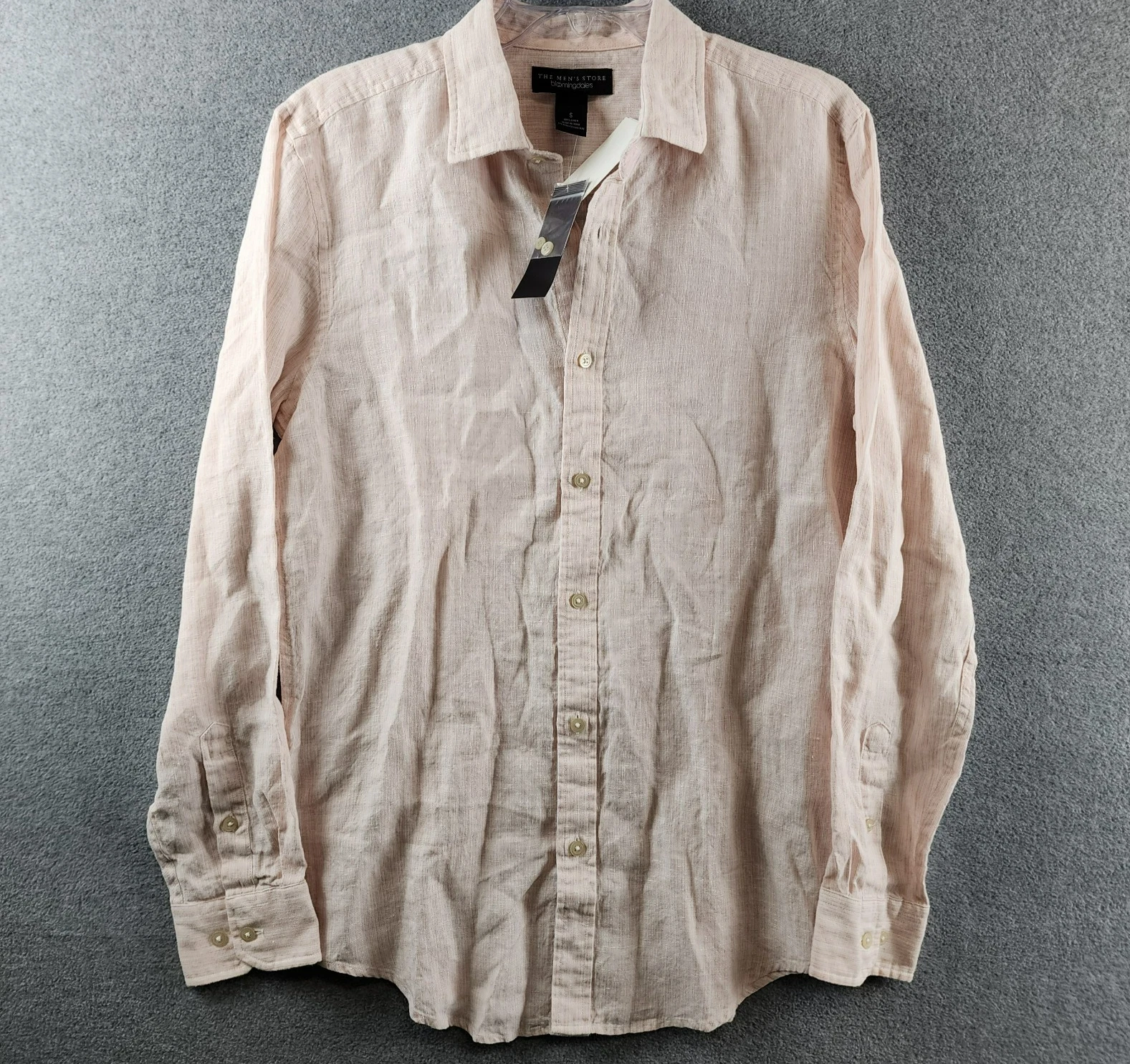 The Men's Store at Bloomingdale's Pencil Stripe Standard Fit Linen Shirt Small
Opens in a new window