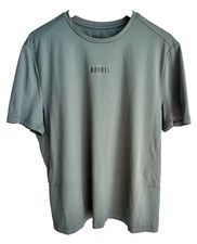 NOBULL Shirt Mens XL Athletic Performance Tee Lightweight Logo Gym Top