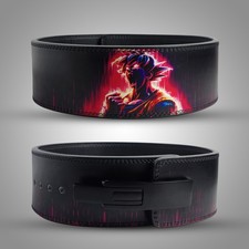 Goku Weightlifting Belt DBZ Anime Lifting Lever Belt Gym Powerlifting Belt 10mm