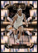 2024 Panini Select WNBA #38 Jackie Young Silver Flash Prizms