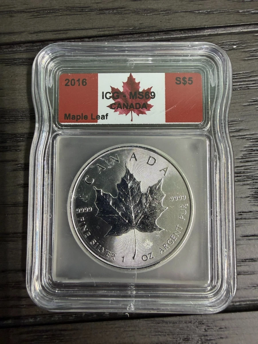Canadian Maple Leaf MS 69 Silver Bullion Coins for sale | eBay