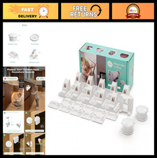 10 Pack Baby Proof Cabinet Locks - Magnetic Latches for Cupboards  Drawers, 2 K