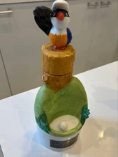 Empty Suntory Open Golf Limited Whiskey  Ceramic Bottle Decanter Japan used