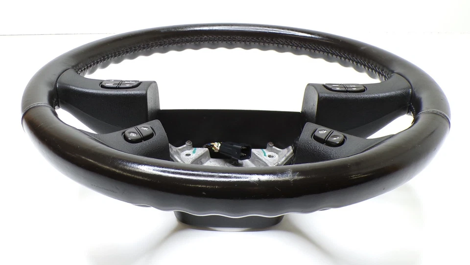 Chevrolet GMC 03-06 Tahoe Suburban Yukon Escalade  Steering Wheel Black Leather - Изображение 2 из 4