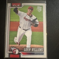 Topps 2026 Series 1 Base Set 75th Anniversary Gavin Williams #254 Guardians MLB