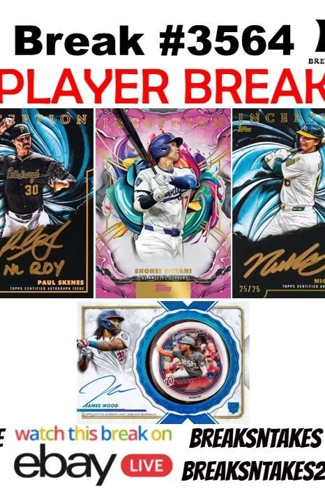 Break #3564: 2025 Topps Inception Baseball Hobby 2 CASE (16 BOX) PYT