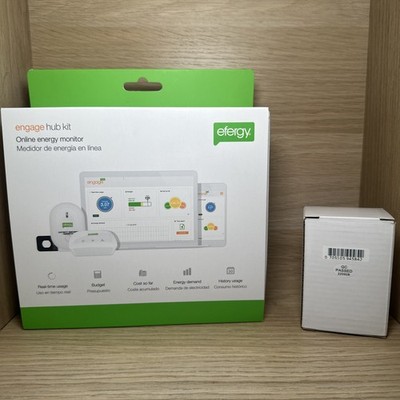 Efergy Engage Hub Kit 3 Phase Wireless Electricity Meter New