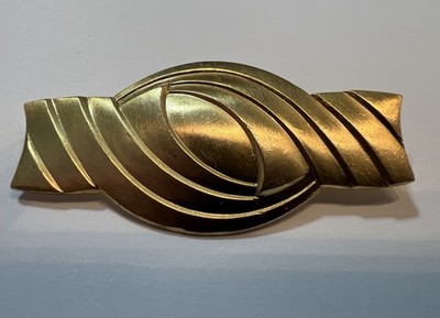 Vintage Gold Tone Miriam Haskell Brooch EUC $300