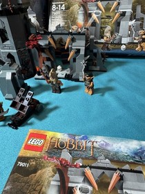 LEGO Hobbit Dol Guldur Battle 79014 & Ambush 79011 Lot w/ Box Manuals & Minifigs