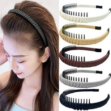 5 Pack Braided Headbands for Women Head Bands for Women's Hair Wide Hairband ...