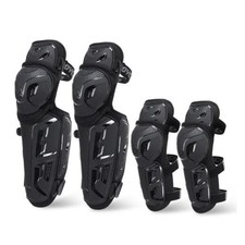 Motorcycle Knee and Elbow Pads CE Level 1 Shin Guard Protective Gear One Size 4