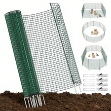 Rete per pollame recinto per polli rete per polli recinzione per pascolo doppia punta recinzione da campeggio 25-50 m