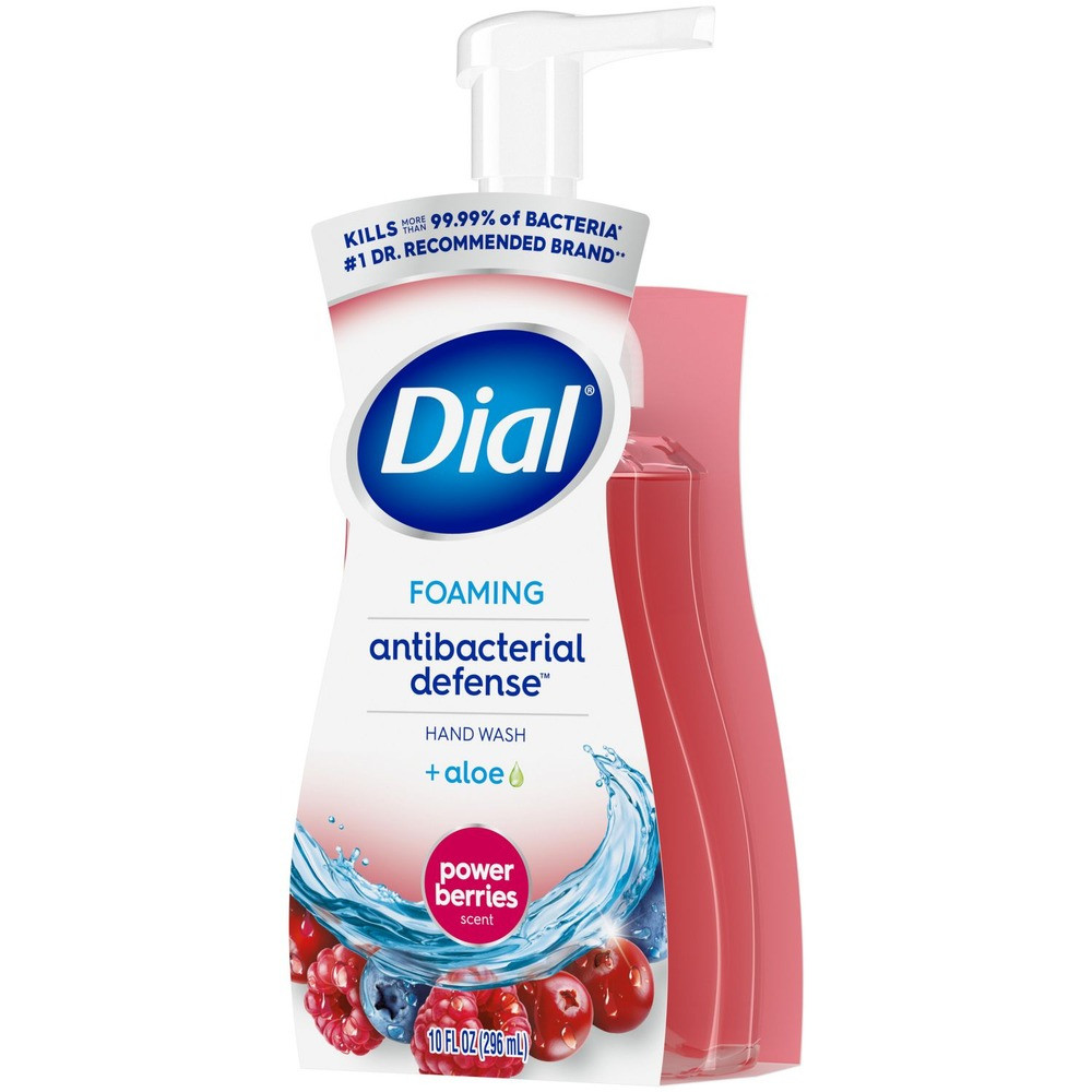 Dial 17000 34727 Anti-bac Foaming Hand Wash - Power Berries Scent (8/Carton) New