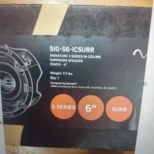 Episode Signature SIG-56-ICSURR 5 Series 6" In-Ceiling Surround Speaker