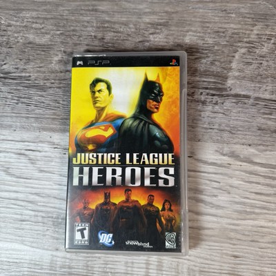 Sony PSP Justice League Heroes CIB Complete w/ Manual Art Damage TESTED
