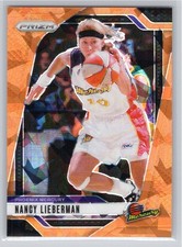 2024 Panini Prizm WNBA #139 Nancy Lieberman Ice Orange Prizms Phoenix Mercury