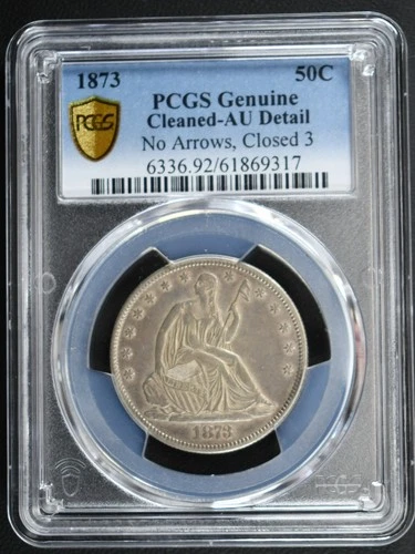 1873-P Seated Liberty Half Dollar — photo from another recent sale