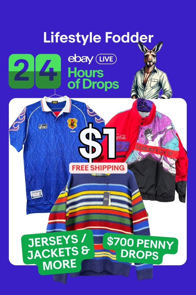 $1 MENS JERSEY / JACKETS ++  | $700 PENNY DROPS! NEW &PRELOVED | Free Post!