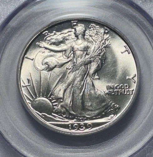 1939-S Walking Liberty Half Dollar PCGS MS64 Bright White!